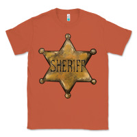Copper sheriff star Classic Tee - BarkalooDesign