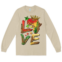 Mushroom juneteenth love Long Sleeve Tee - BarkalooDesign