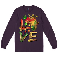 Plum juneteenth love Long Sleeve Tee - BarkalooDesign