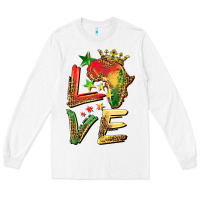 White juneteenth love Long Sleeve Tee - BarkalooDesign