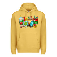 Antique Gold teacher coffee cups Premium Hoodie - Zillion Design Studio