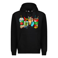 Black teacher coffee cups Premium Hoodie - Zillion Design Studio