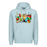 Blue Mist teacher coffee cups Premium Hoodie - Zillion Design Studio