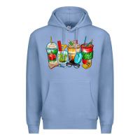 Colony Blue teacher coffee cups Premium Hoodie - Zillion Design Studio