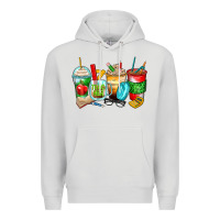 Dove Grey teacher coffee cups Premium Hoodie - Zillion Design Studio