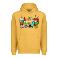 Mustard teacher coffee cups Premium Hoodie - Zillion Design Studio