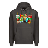 Smoke teacher coffee cups Premium Hoodie - Zillion Design Studio