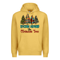 Antique Gold rocking around the christmas tree, Rocking, Around The, Christmas Tree Premium Hoodie - RanaPortraitStore