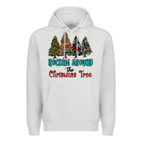 Dove Grey rocking around the christmas tree, Rocking, Around The, Christmas Tree Premium Hoodie - RanaPortraitStore