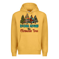 Mustard rocking around the christmas tree, Rocking, Around The, Christmas Tree Premium Hoodie - RanaPortraitStore