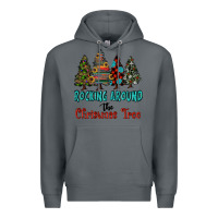 Rock rocking around the christmas tree, Rocking, Around The, Christmas Tree Premium Hoodie - RanaPortraitStore