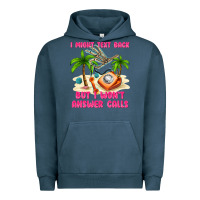 Pigment Midnight Navy i might text back Urban Hoodie - texasbilliewilder
