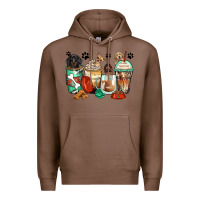 Chestnut dog coffee cups Premium Hoodie - Zillion Design Studio