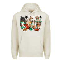Dog Coffee Cups Premium Hoodie | Teevron