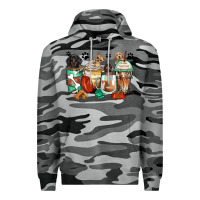 Slate Camo dog coffee cups Premium Hoodie - Zillion Design Studio