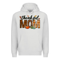 Dove Grey thankful mom Premium Hoodie - texasbilliewilder
