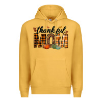 Mustard thankful mom Premium Hoodie - texasbilliewilder