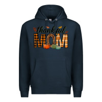Navy thankful mom Premium Hoodie - texasbilliewilder