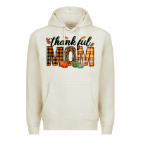 Oatmeal Heather thankful mom Premium Hoodie - texasbilliewilder