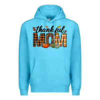 Ocean Blue thankful mom Premium Hoodie - texasbilliewilder