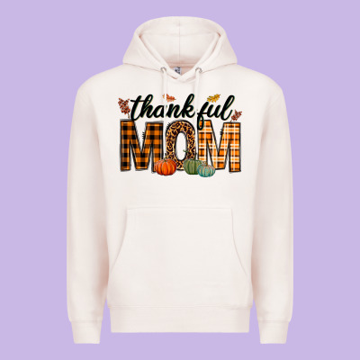 Thankful Mom Premium Hoodie Designed By Texasbilliewilder