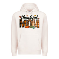 Pale Pink thankful mom Premium Hoodie - texasbilliewilder
