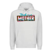 Dove Grey tired as a mother Premium Hoodie - texasbilliewilder