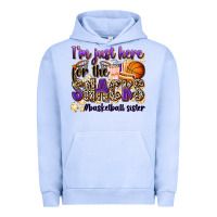 Pigment Grape Ice i'm just here for the snacks #basketball sister Urban Hoodie - Zillion Design Studio