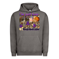 Pigment Tornado i'm just here for the snacks #basketball sister Urban Hoodie - Zillion Design Studio