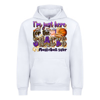 White i'm just here for the snacks #basketball sister Urban Hoodie - Zillion Design Studio