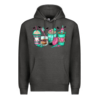 Charcoal Heather dentist coffee cups Premium Hoodie - Zillion Design Studio