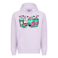 Lilac dentist coffee cups Premium Hoodie - Zillion Design Studio