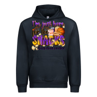 Navy i'm just here for the snacks #basketball brother Urban Hoodie - Zillion Design Studio