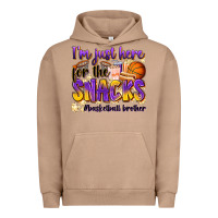Pigment Burro i'm just here for the snacks #basketball brother Urban Hoodie - Zillion Design Studio