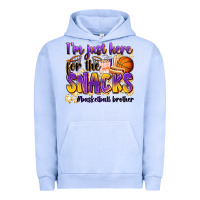Pigment Grape Ice i'm just here for the snacks #basketball brother Urban Hoodie - Zillion Design Studio