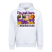 White i'm just here for the snacks #basketball brother Urban Hoodie - Zillion Design Studio