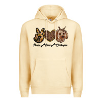 Pina Colada peace love cockapoo Premium Hoodie - RanaPortraitStore