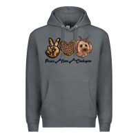 Rock peace love cockapoo Premium Hoodie - RanaPortraitStore