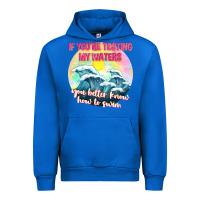 Cobalt if youre testing my waters tbw Urban Hoodie - texasbilliewilder