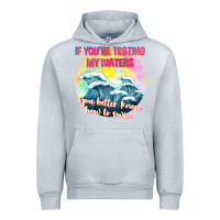 Heather Grey if youre testing my waters tbw Urban Hoodie - texasbilliewilder