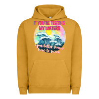 Pigment Peanut Butter if youre testing my waters tbw Urban Hoodie - texasbilliewilder