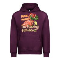 Mauve Wine im flocking fabulous Urban Hoodie - texasbilliewilder