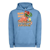 Pigment Pebble Blue im flocking fabulous Urban Hoodie - texasbilliewilder