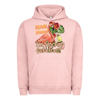 Pigment Salmon im flocking fabulous Urban Hoodie - texasbilliewilder