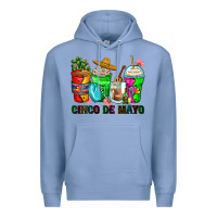 Colony Blue cinco de mayo coffee cups Premium Hoodie - Zillion Design Studio