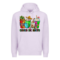 Lilac cinco de mayo coffee cups Premium Hoodie - Zillion Design Studio