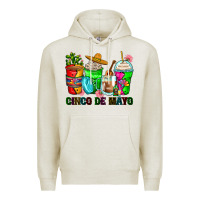 Oatmeal Heather cinco de mayo coffee cups Premium Hoodie - Zillion Design Studio
