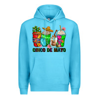 Ocean Blue cinco de mayo coffee cups Premium Hoodie - Zillion Design Studio
