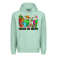 Seafoam cinco de mayo coffee cups Premium Hoodie - Zillion Design Studio