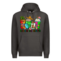 Smoke cinco de mayo coffee cups Premium Hoodie - Zillion Design Studio
